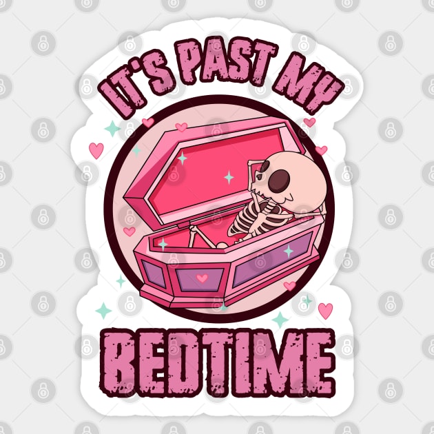 It's Past My Bedtime! Sticker by WebStarCreative